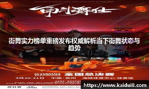 街舞实力榜单重磅发布权威解析当下街舞状态与趋势
